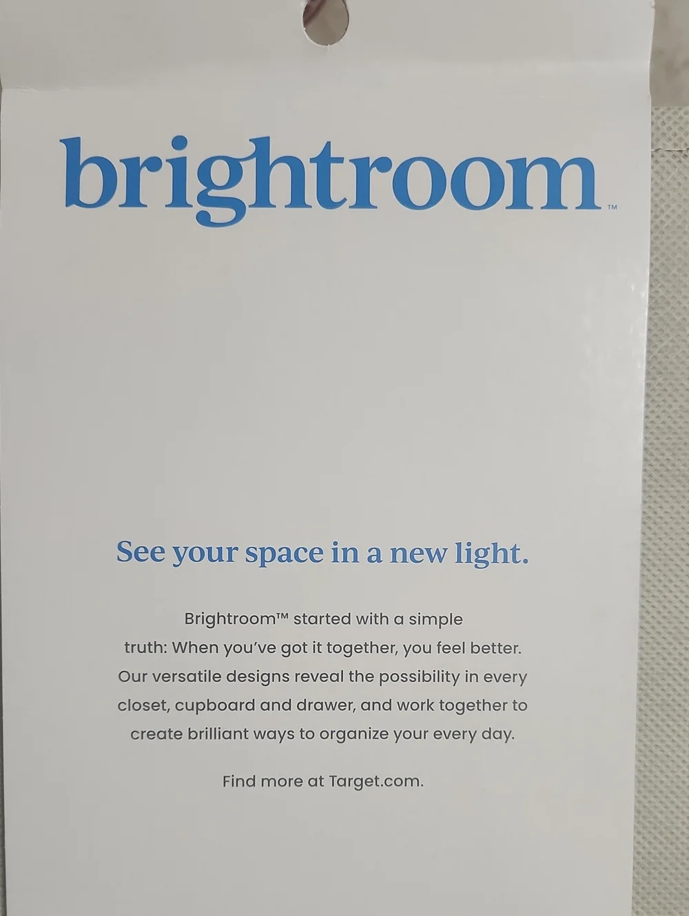 Brightroom fabric bins
